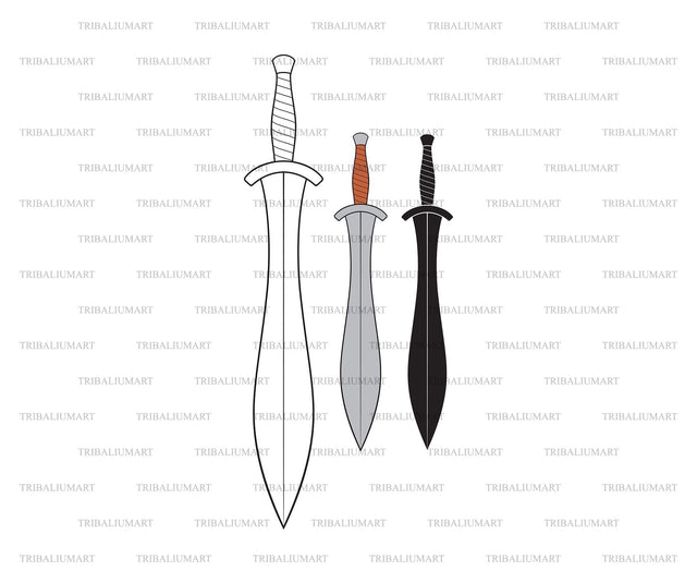 Spartan sword SVG TribaliumArtSF 