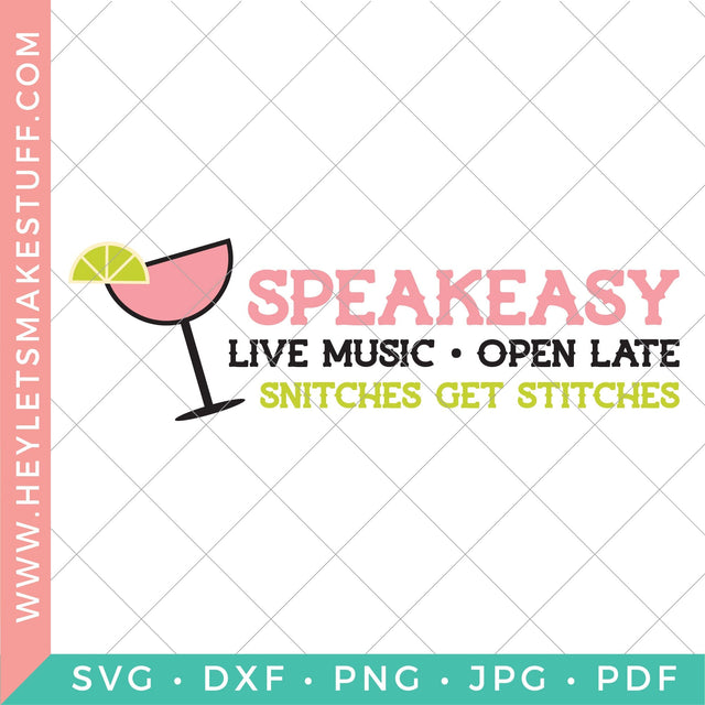 Speakeasy SVG Hey Let's Make Stuff 