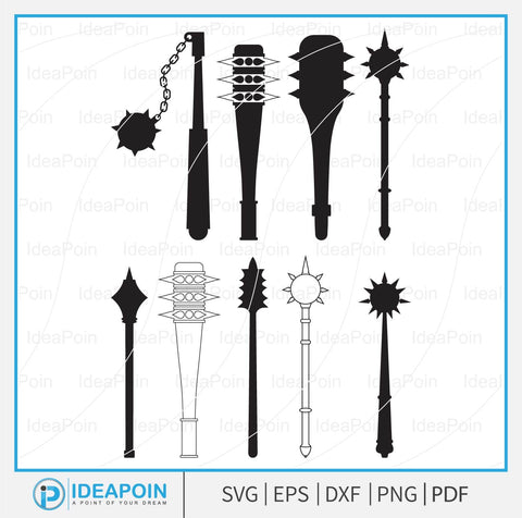 Spear set svg, Spear SVG, indian svg; sword svg, knife svg, viking weapons SVG; Spear Clipart, handgun svg, spear cricut cut files, crossed SVG Dinvect 