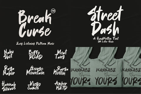 Special Bundle Collection Font Dm Letter Studio 