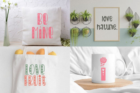 Special Deco Flower Font Bundle Font AnningArts Design 