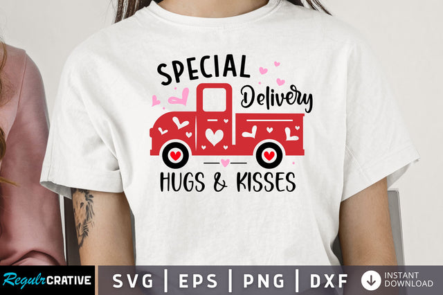 Special delivery hugs & kisses SVG design SVG Regulrcrative 