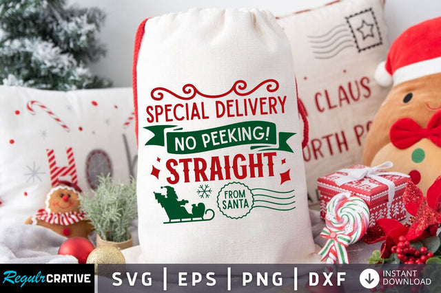 Special delivery no peeking svg design SVG Regulrcrative 