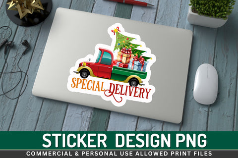 Special delivery Sticker Design Sublimation Regulrcrative 