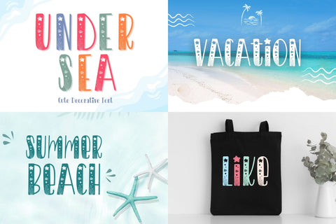 Special Summer Font Bundle - 22 Cute Display Fonts Font AnningArts Design 