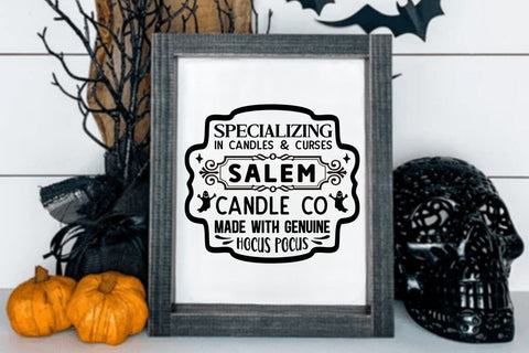 Specializing in candles & curses salem SVG Angelina750 