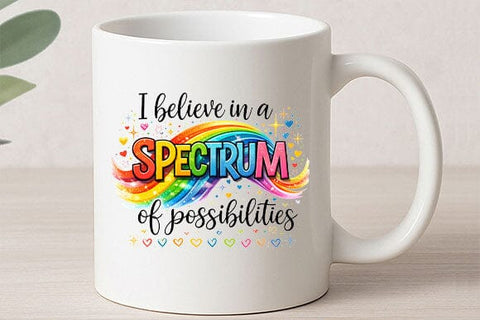 Spectrum Of Possibilities Autism Awareness PNG Digital Download SVG BillahCrafts 