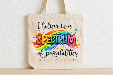 Spectrum Of Possibilities Autism Awareness PNG Digital Download SVG BillahCrafts 