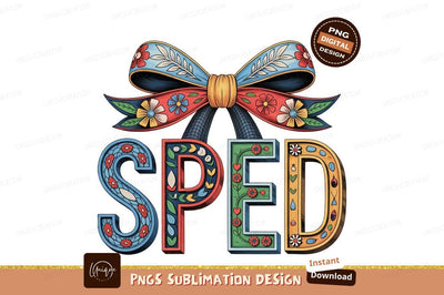 Sped Floral Design Sublimation Png Graphic Sublimation Designangry 