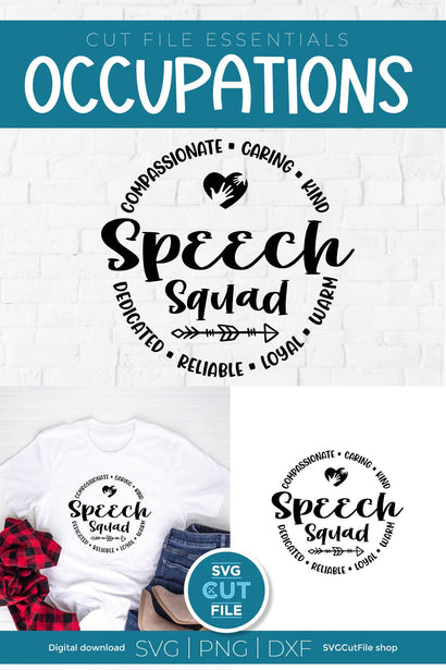 Speech squad svg, a Speech therapist svg for Cricut SVG SVG Cut File 