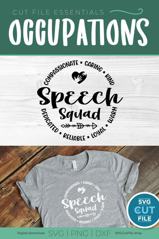 Speech squad svg, a Speech therapist svg for Cricut SVG SVG Cut File 