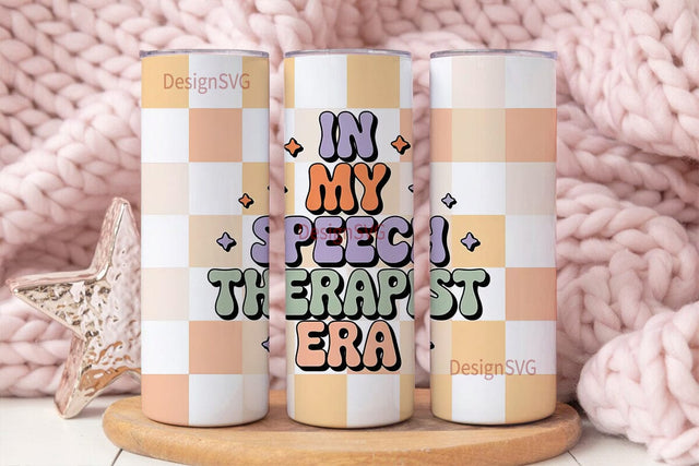Speech Therapist Era 20oz Tumbler Design Sublimation DesignSVG 