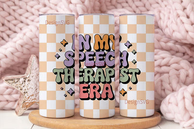 Speech Therapist Era 20oz Tumbler Design Sublimation DesignSVG 