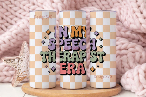 Speech Therapist Era 20oz Tumbler Design Sublimation DesignSVG 