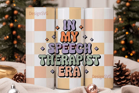Speech Therapist Era 20oz Tumbler Design Sublimation DesignSVG 