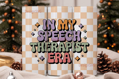 Speech Therapist Era 20oz Tumbler Design Sublimation DesignSVG 