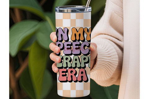 Speech Therapist Era 20oz Tumbler Design Sublimation DesignSVG 