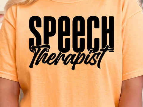Speech Therapist SVG, SLP Files SVG DesignDestine 