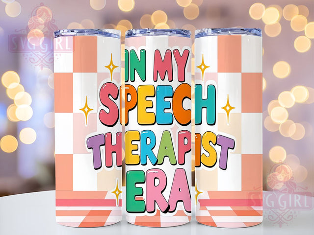 Speech Therapist Tumbler, SLP Gift, 20oz Sublimation Wrap, Speech Language Pathologist, Funny Tumbler, Custom Drinkware, Therapist Gift Sublimation SvggirlplusArt 