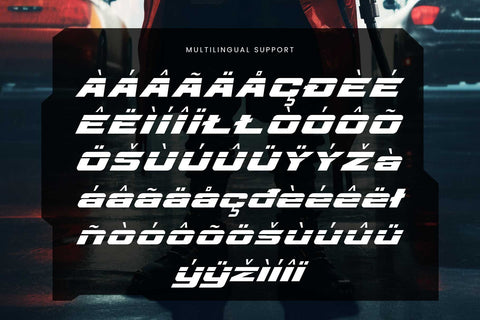 Speed Rusher – Sporty Futuristic Font Arterfak Project 