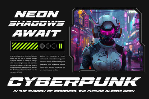 Speed Rusher – Sporty Futuristic Font Arterfak Project 