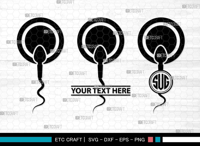 Sperm Monogram, Sperm Silhouette, Sperm SVG, Male Anatomy Svg, Semen Svg, Cum Svg, Sex Funtion Svg, Human sperm cell Svg, SB00581 SVG ETC Craft 