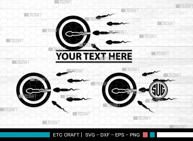 Sperm Monogram, Sperm Silhouette, Sperm SVG, Male Anatomy Svg, Semen Svg, Cum Svg, Sex Funtion Svg, Human sperm cell Svg, SB00581 SVG ETC Craft 