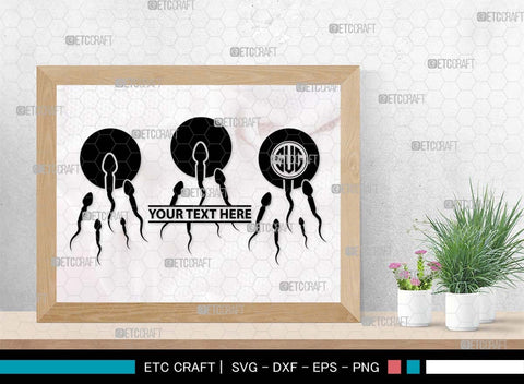 Sperm Monogram, Sperm Silhouette, Sperm SVG, Male Anatomy Svg, Semen Svg, Cum Svg, Sex Funtion Svg, Human sperm cell Svg, SB00581 SVG ETC Craft 