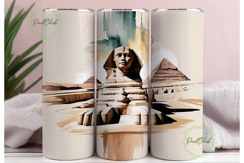 Sphinx 20oz Tumbler Design Sublimation PixelChick 