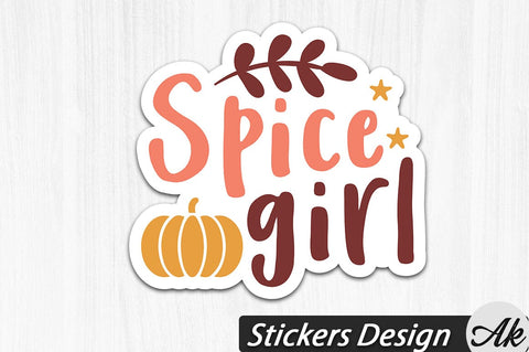 Spice girl Stickers Design SVG akazaddesign 