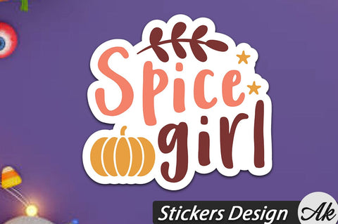 Spice girl Stickers Design SVG akazaddesign 