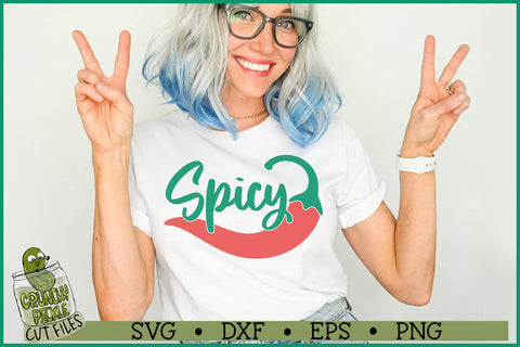 Spicy Pepper SVG File SVG Crunchy Pickle 