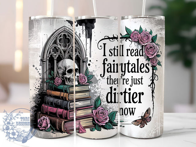 Spicy Romantasy Fairy Tale Tumbler Wrap, Spicy Book Tumbler, Dirty Fairytales Design, 20oz Book Lover Wrap, Fantasy Romance Tumbler, Bookish Humor Tumbler, Fairy Tale Adult Version Sublimation ToriDesigns 