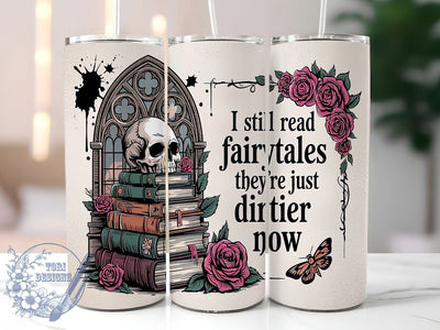 Spicy Romantasy Fairy Tale Tumbler Wrap, Spicy Book Tumbler, Dirty Fairytales Design, 20oz Book Lover Wrap, Fantasy Romance Tumbler, Bookish Humor Tumbler, Fairy Tale Adult Version Sublimation ToriDesigns 