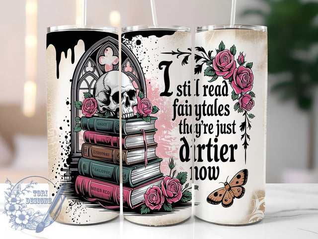 Spicy Romantasy Fairy Tale Tumbler Wrap, Spicy Book Tumbler, Dirty Fairytales Design, 20oz Book Lover Wrap, Fantasy Romance Tumbler, Bookish Humor Tumbler, Fairy Tale Adult Version Sublimation ToriDesigns 