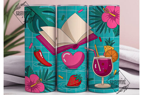 Spicy & Splashy 20oz Tumbler Wrap Sublimation sassyprint 