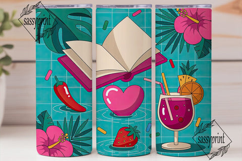 Spicy & Splashy 20oz Tumbler Wrap Sublimation sassyprint 