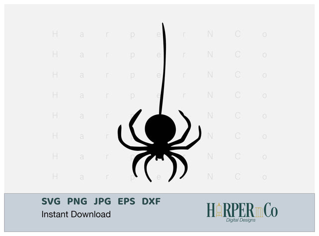 Spider SVG PNG Cut EPS File SVG HarperNCo 