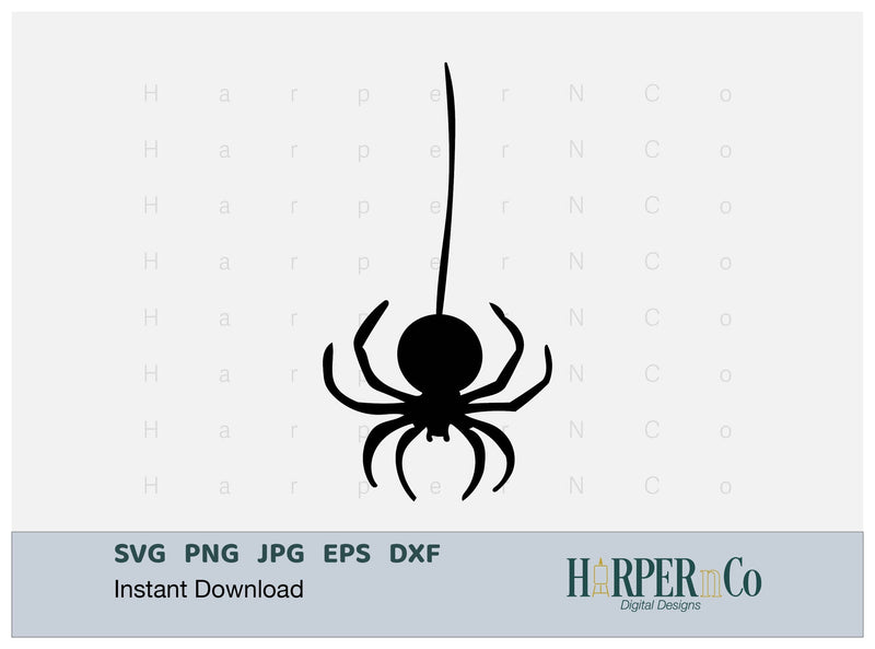 Spider SVG PNG Cut EPS File SVG HarperNCo 