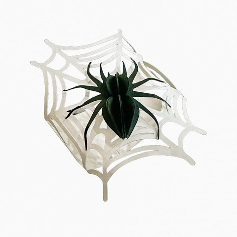 Spider Web Napkin Ring Laser SVG File SVG Crafting With Brenna 