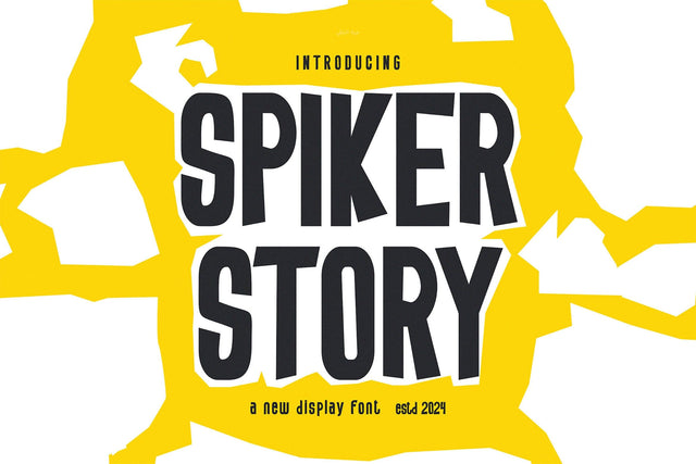 Spiker Story - Cute Display Font Font studioalmeera 