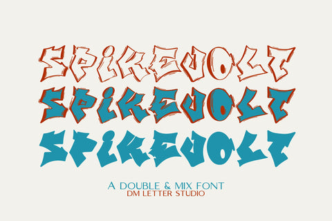 Spikevolt Font Dm Letter Studio 