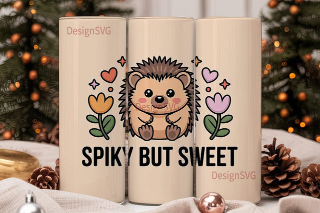 Spiky But Sweet 20oz Tumbler Wrap Sublimation DesignSVG 