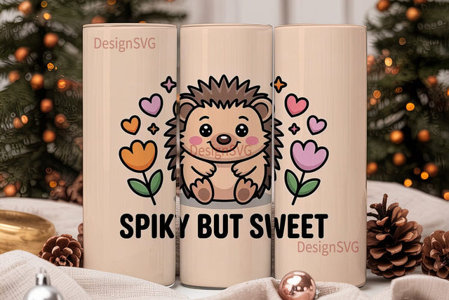 Spiky But Sweet 20oz Tumbler Wrap Sublimation DesignSVG 
