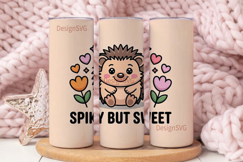 Spiky But Sweet 20oz Tumbler Wrap Sublimation DesignSVG 