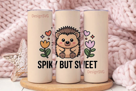 Spiky But Sweet 20oz Tumbler Wrap Sublimation DesignSVG 