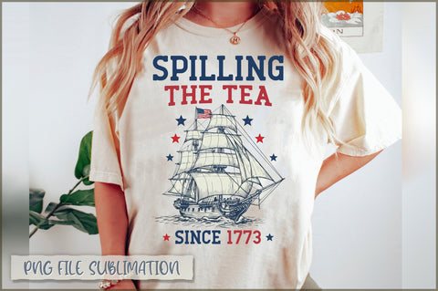 Spilling the tea since 1773 PNG Sublimation Shetara Begum 