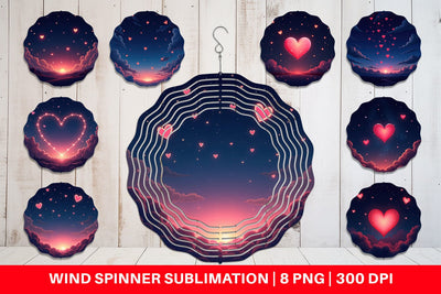 Spinner Valentine Night Sublimation artnoy 