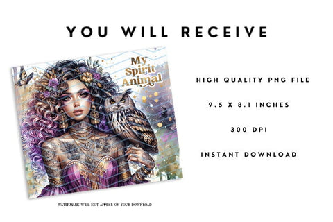 Spirit Animal Mouse Pad - Mystical Owl Mousepad Sublimation Sublimation BijouBay 