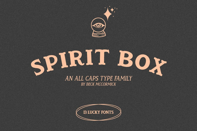 Spirit Box Serif Type Family Font Beck McCormick 